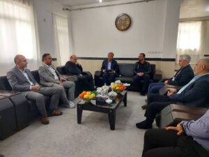 جلسه مدیرعامل شرکت خوشه صبا با مسئولان سازمان منطقه آزاد ارس