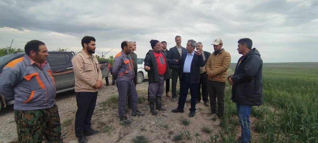 بازدید مدیرعامل محترم شرکت کشت و صنعت خوشه صبا از مزارع و باغات