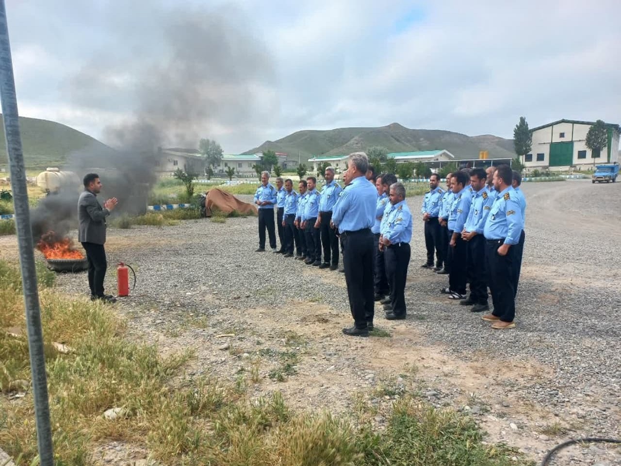 برگزاری کلاس آموزش اطفای حریق