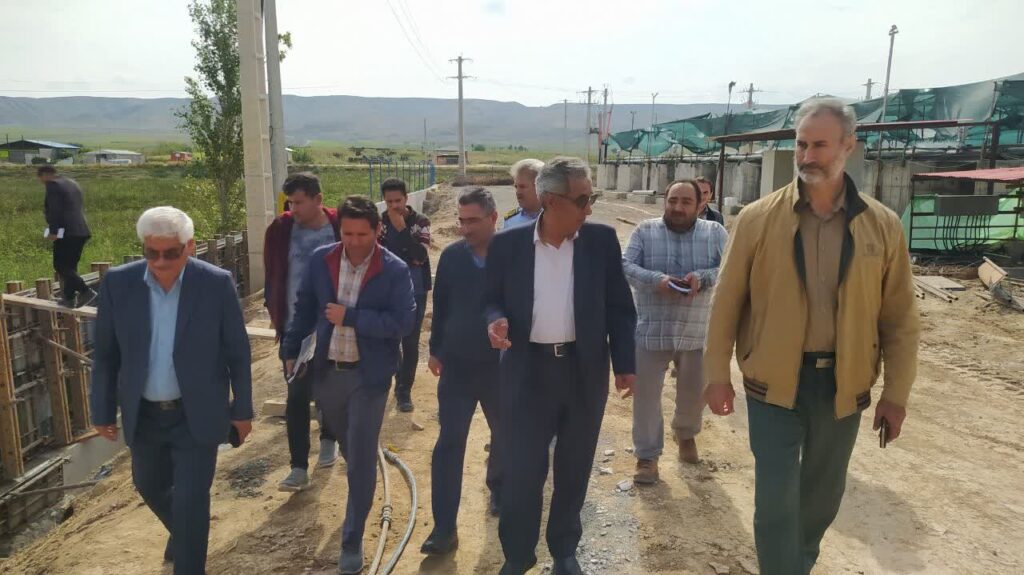 بازدید مدیرعامل شرکت کشت و صنعت خوشه صبا از روند اجرای پروژه‌ها
