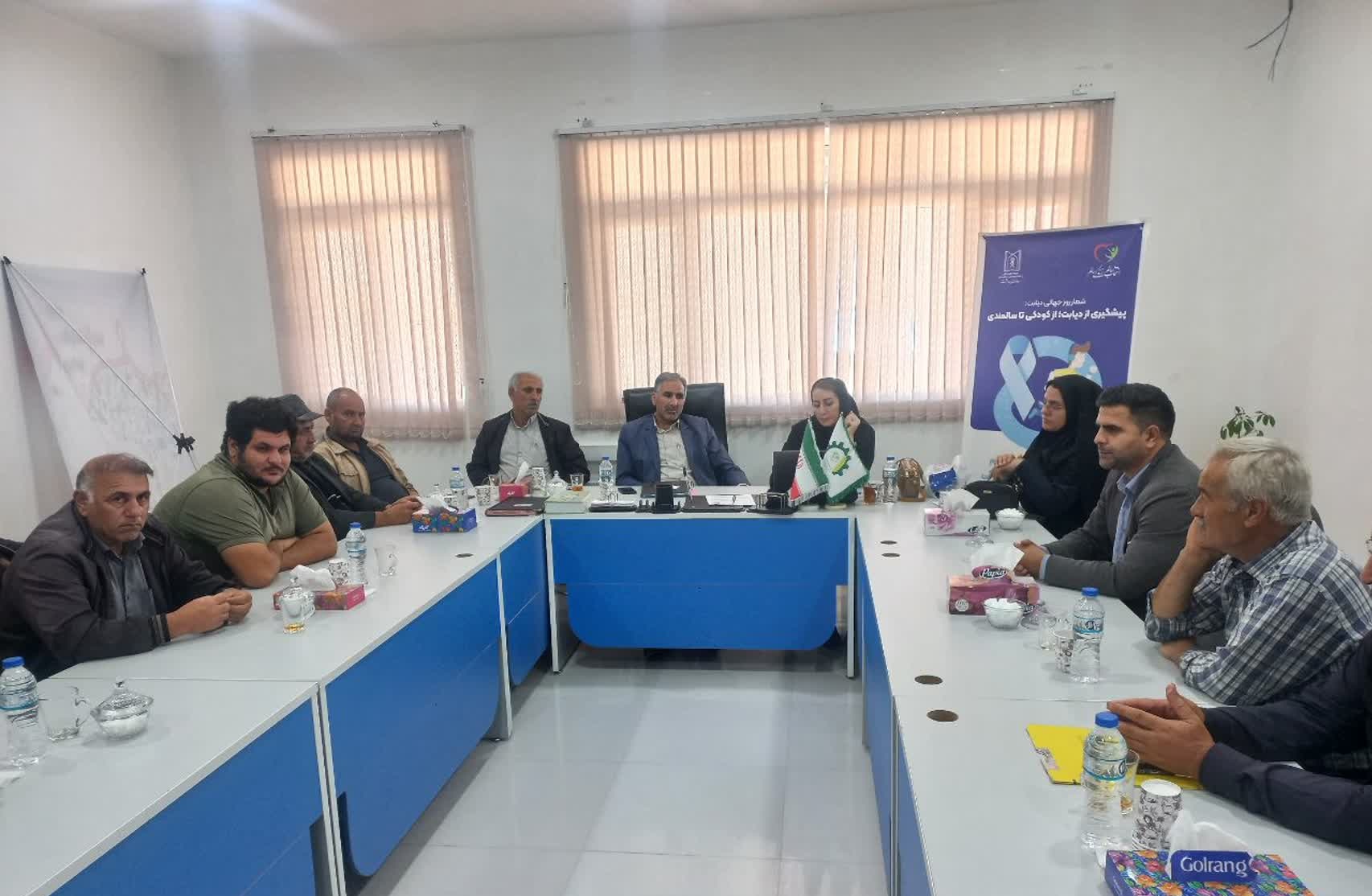 اجرای طرح ملی سنجش فشار خون و غربالگری دیابت در شرکت کشت و صنعت خوشه صبا