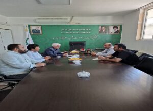 جلسه مدیر امور کشاورزی سازمان منطقه آزاد ارس